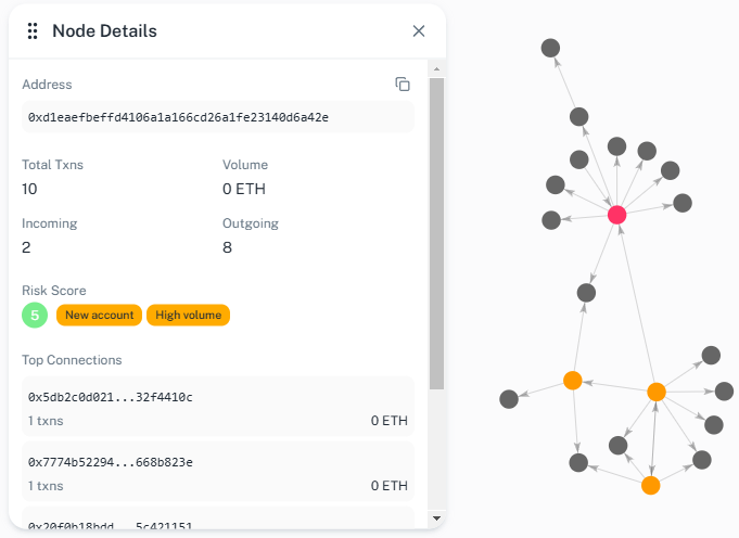 Node Details Interface